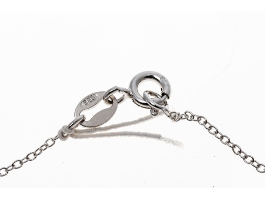 Charming Crowned Frog And Green Diamond Pendant With Sterling Chain Necklace