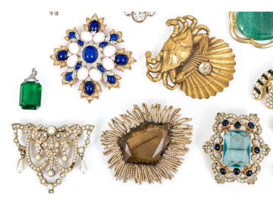Handsome Lot Of Nicely Made Costume Jewelry, Including Ciner And Trifari