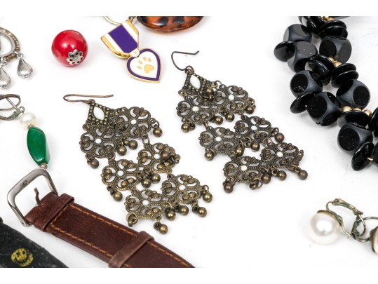 Extra Large Lot Of Colorful Costume Jewelry