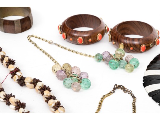 Extra Large Lot Of Colorful Costume Jewelry