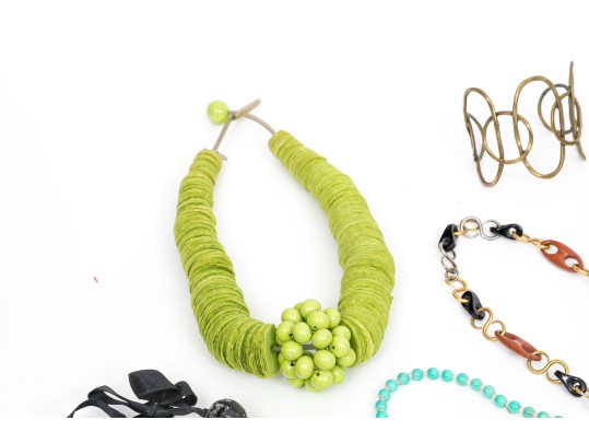 Extra Large Lot Of Colorful Costume Jewelry