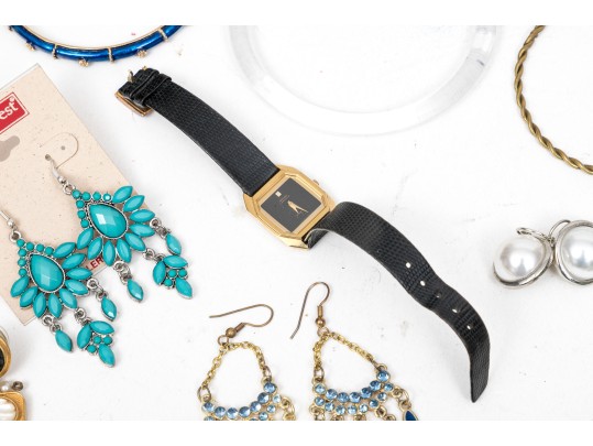 Extra Large Lot Of Colorful Costume Jewelry