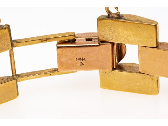 Two Vintage Mechanical Watches, 14K And 18K Gold