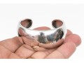 Stylish Wide Sterling Silver Cuff Bracelet