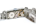 Antique 14K White Gold And Diamond Mechanical Watch