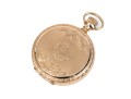 Waltham Pretty Antique 14k Yellow Gold Decorative Hunting Case Pendant Watch, Circa 1900
