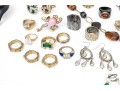 Extra Large Lot Of Colorful Costume Jewelry