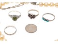 Lot Of 800 Silver And Sterling Silver Jewelry
