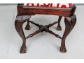 Georgian Style Antique Carved Corner Chair