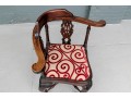 Georgian Style Antique Carved Corner Chair