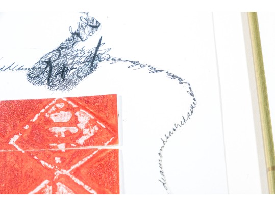 J. Seidler (20th C.) Mixed Media Work On Paper, Abstract