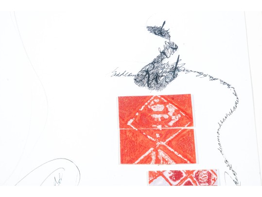 J. Seidler (20th C.) Mixed Media Work On Paper, Abstract