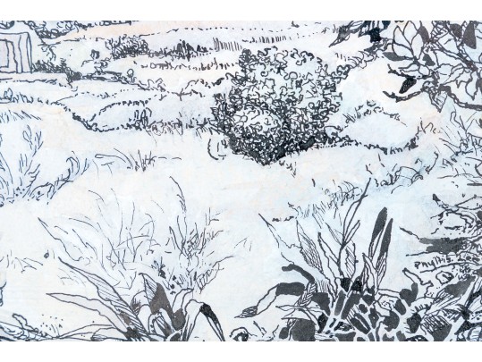 Phillis Lee (20th C.) Mixed Media Work On On Paper, 