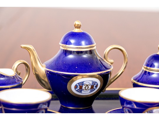 Two Diminutive English Tea Services, Wedgewood And Caverswall