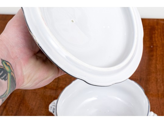 Elegant French, Luneville 15 Piece Porcelain Service