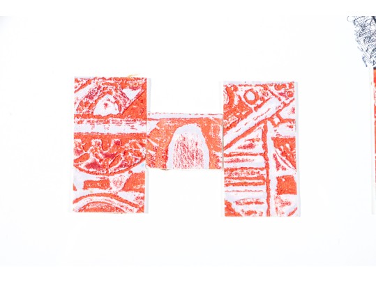 J. Seidler (20th C.) Mixed Media Work On Paper, Abstract