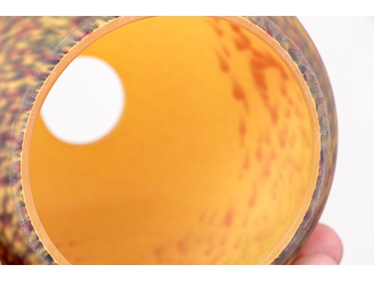 9 Piece Collection Of Modern Mixed Media Table Wares And Pair Of Glass Shades