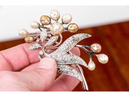 Finders Lot, Marquetry Inlaid Musical Jewelry Box With Assorted Costume Jewelry