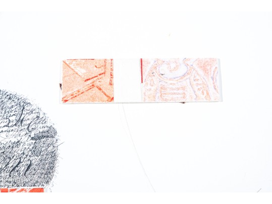 J. Seidler (20th C.) Mixed Media Work On Paper, Abstract