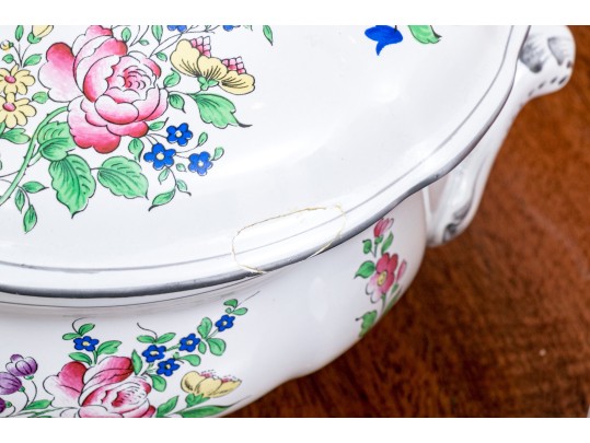 Elegant French, Luneville 15 Piece Porcelain Service