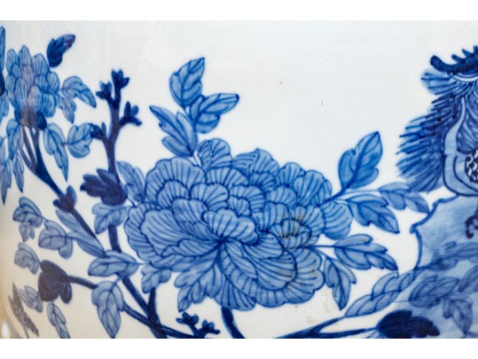 Chinese Blue And White Porcelain Garden Seat