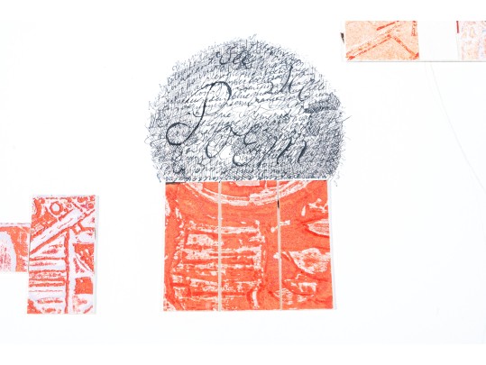 J. Seidler (20th C.) Mixed Media Work On Paper, Abstract