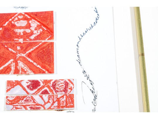 J. Seidler (20th C.) Mixed Media Work On Paper, Abstract