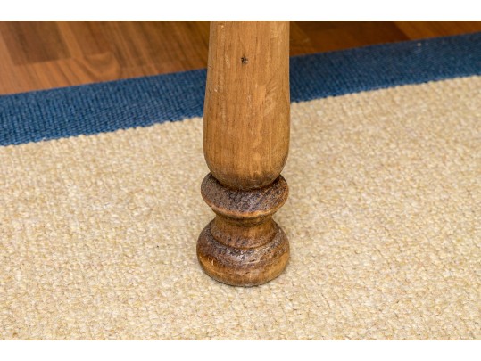 Handsome And Rustic Maple Side Table