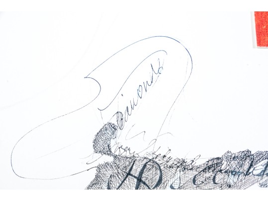 J. Seidler (20th C.) Mixed Media Work On Paper, Abstract