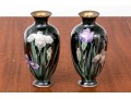 Pair Of Antique Japanese Cloisonne Vases