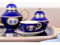 Two Diminutive English Tea Services, Wedgewood And Caverswall