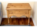 Handsome And Rustic Maple Side Table