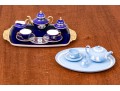 Two Diminutive English Tea Services, Wedgewood And Caverswall