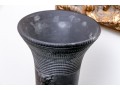 English Wedgewood Basalt Ware Footed Trumpet Vase