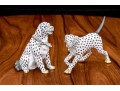 Collection Of Two Herend, Hungarian Porcelain Dogs