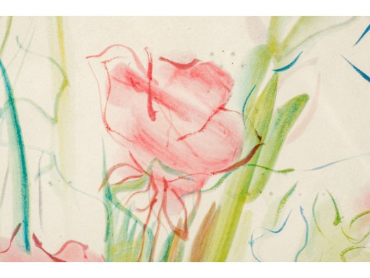 Raoul Dufy (French, 1877-1942) Floral Colored Print 