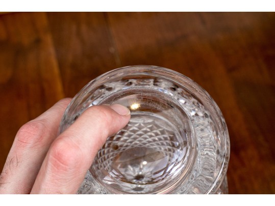 Set Of Two Beautifully Cut Crystal Waterford Decanters