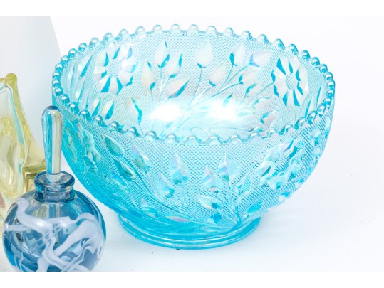 9 Pieces Of Artisanal Glass