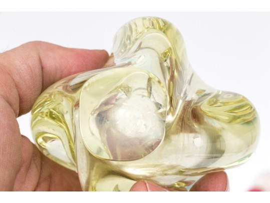 9 Pieces Of Artisanal Glass