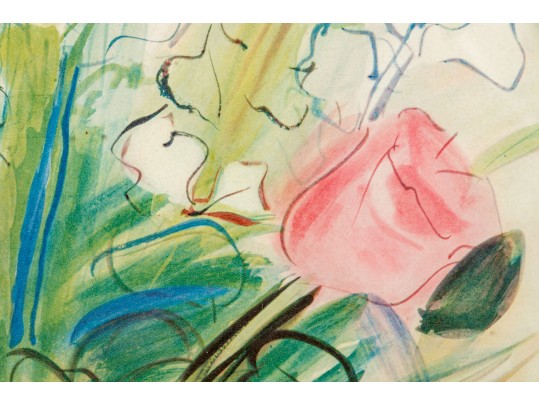 Raoul Dufy (French, 1877-1942) Floral Colored Print 