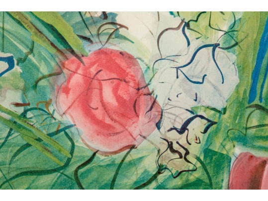 Raoul Dufy (French, 1877-1942) Floral Colored Print 