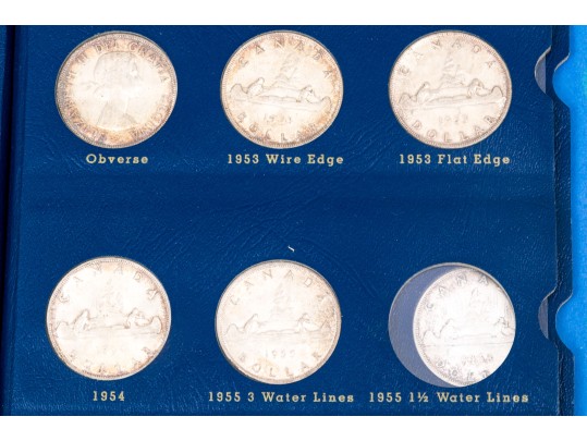 Collection Of 29 Canadian Silver Dollars
