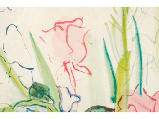 Raoul Dufy (French, 1877-1942) Floral Colored Print 