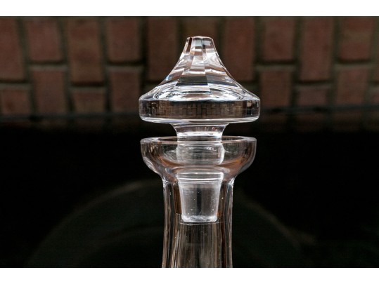 Set Of Two Beautifully Cut Crystal Waterford Decanters