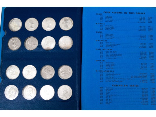 Collection Of 46 Canadian Silver Half Dollars