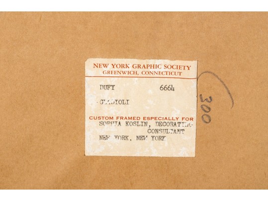 Raoul Dufy (French, 1877-1942) Floral Colored Print 