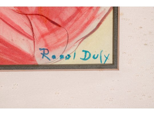 Raoul Dufy (French, 1877-1942) Floral Colored Print 