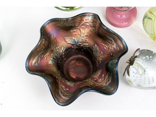 9 Pieces Of Artisanal Glass