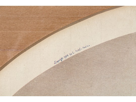 Louis Icart (French, 1888-1950) Nude Woman Print