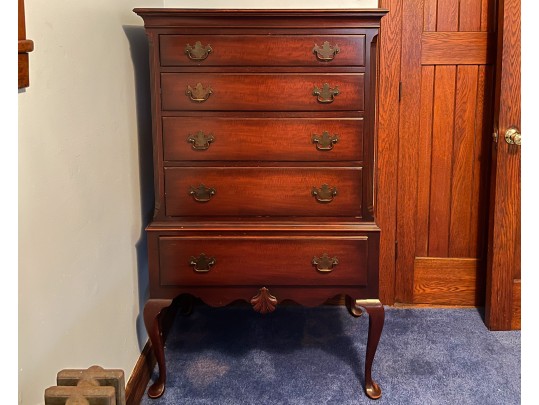 Vintage Kindel Queen Anne Style Highboy